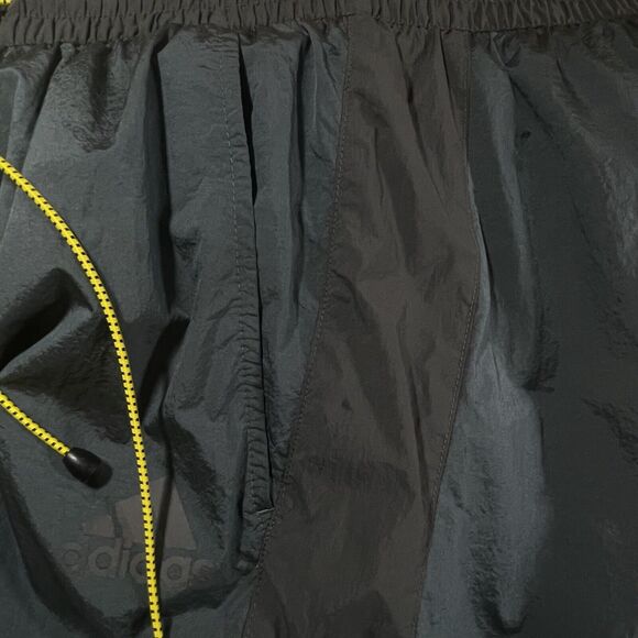 Adidas Street Shape Urban Logo Mens S Nylon Woven Grey Blue Track Pants GM6509 - Picture 8 of 15